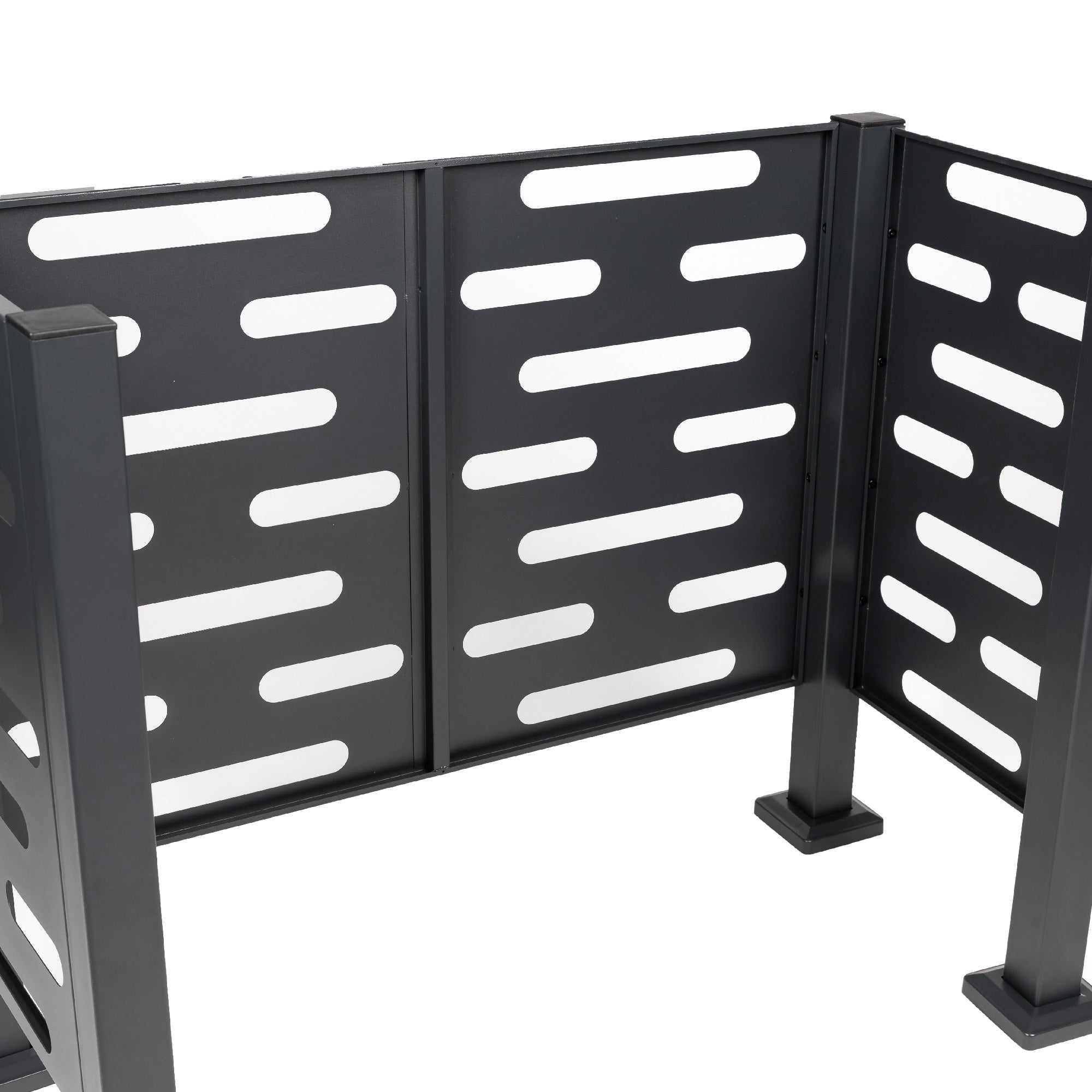 Premium Air Conditioner Planter Screen Small 40x20x30 inch, Graphite Colour