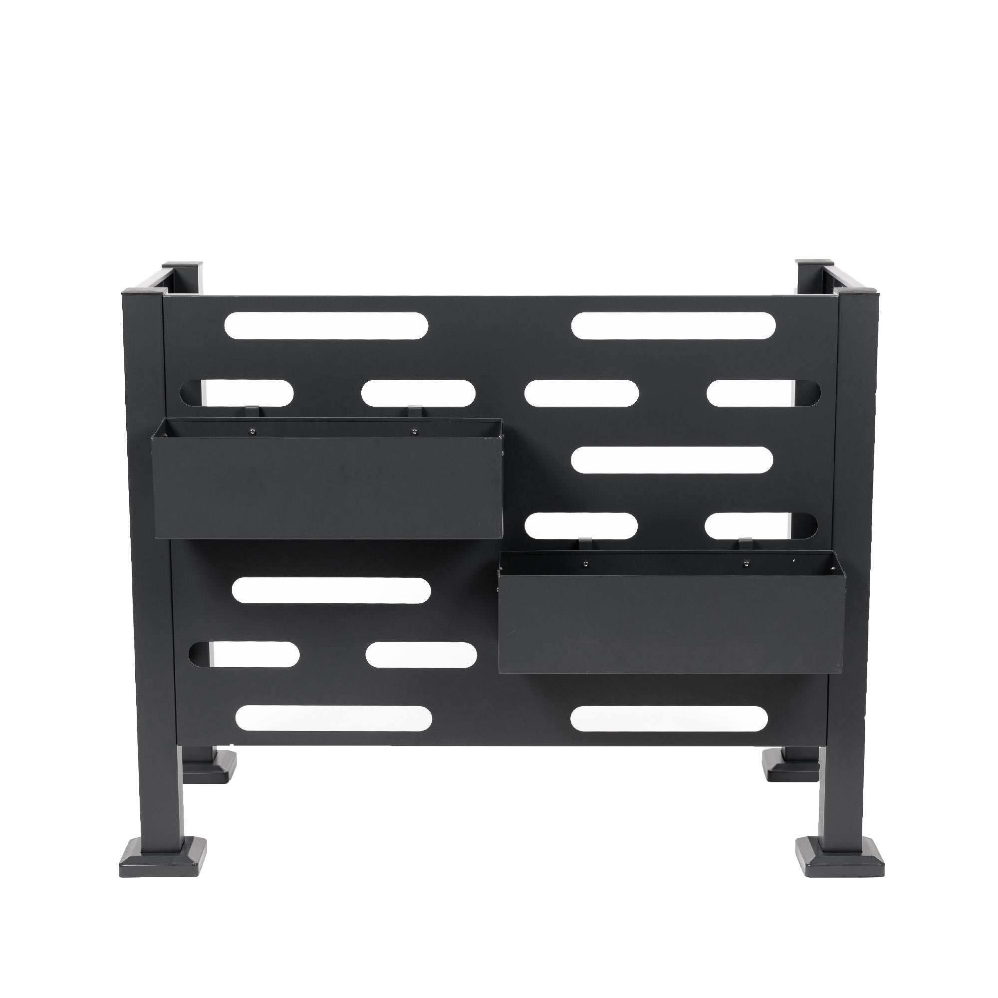 Premium Air Conditioner Planter Screen Small 40x20x30 inch, Graphite Colour