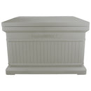 Prestige Pewter ParcelWirx horizontal standard from the front with the lid on, white background