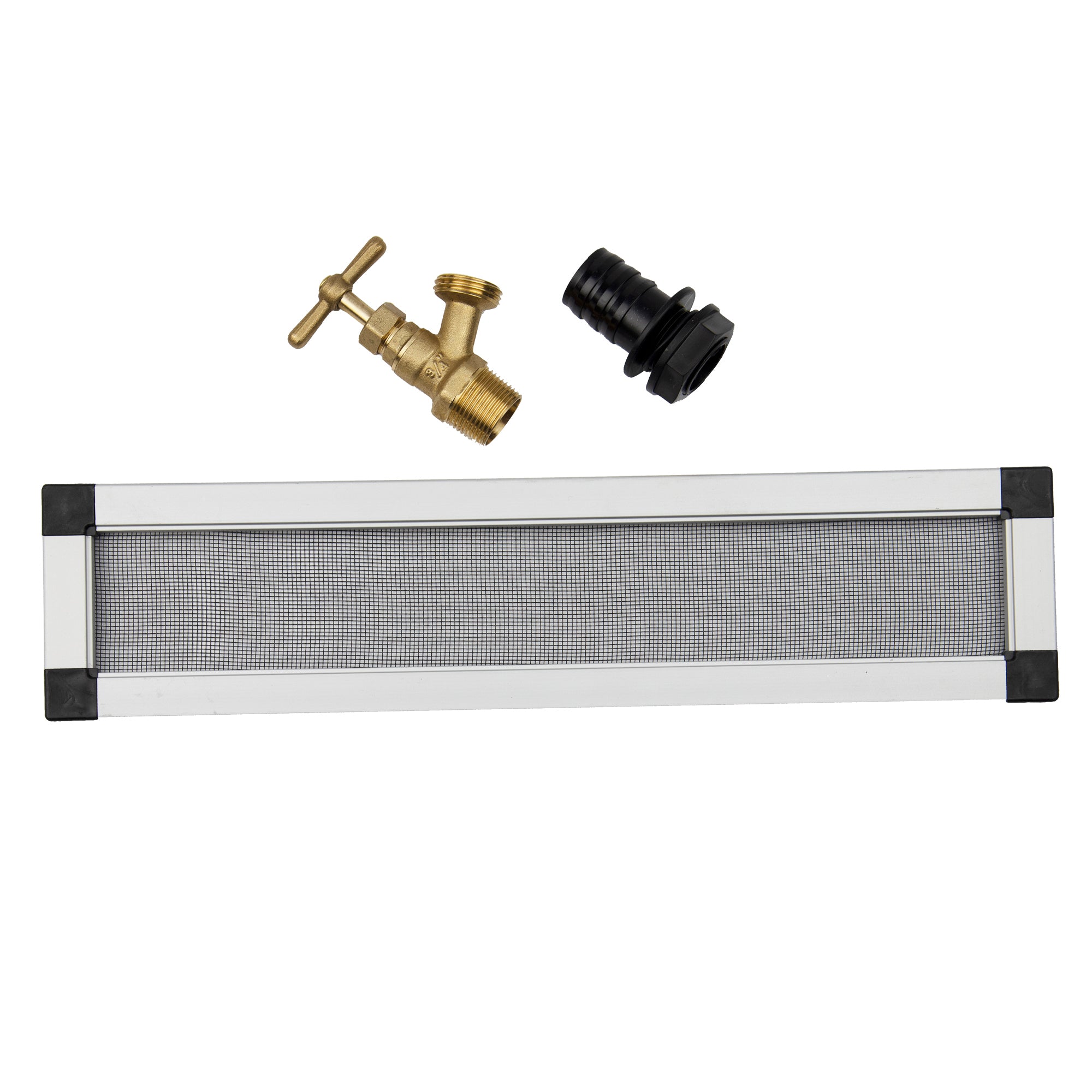 Rain Barrel Kit with Brass Spigot