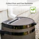 50 Gallon Flat Back Dual Spigot Rain Barrel