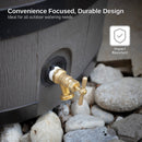 35 Gallon Round Rain Barrel With Planter