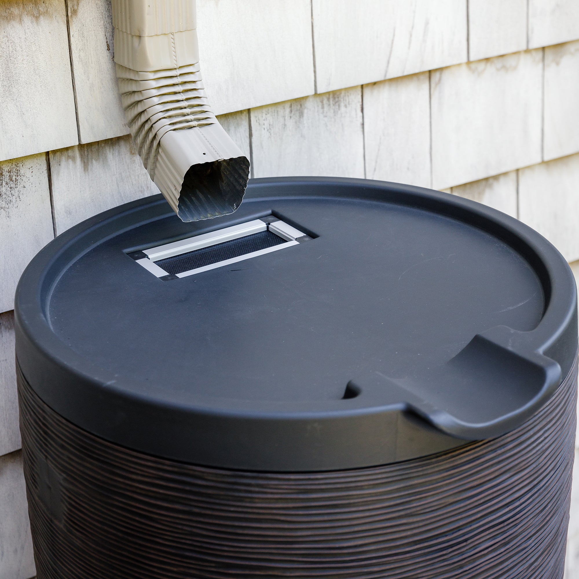 Newport Rain Barrel with Removable Lid and Stand