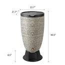 50 Gallon Newport Rain Barrel, Rain Barrel Stand and Planter Bundle