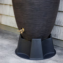 50 Gallon Newport Rain Barrel, Rain Barrel Stand and Planter Bundle