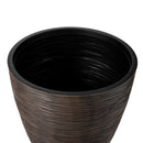 50 Gallon Newport Rain Barrel, Rain Barrel Stand and Planter Bundle