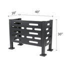 Premium Air Conditioner Planter Screen Small 40x20x30 inch, Graphite Colour