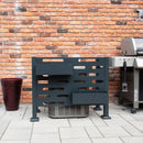 Premium Air Conditioner Planter Screen Small 40x20x30 inch, Graphite Colour