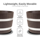 Better Barrel Planter, Walnut Color