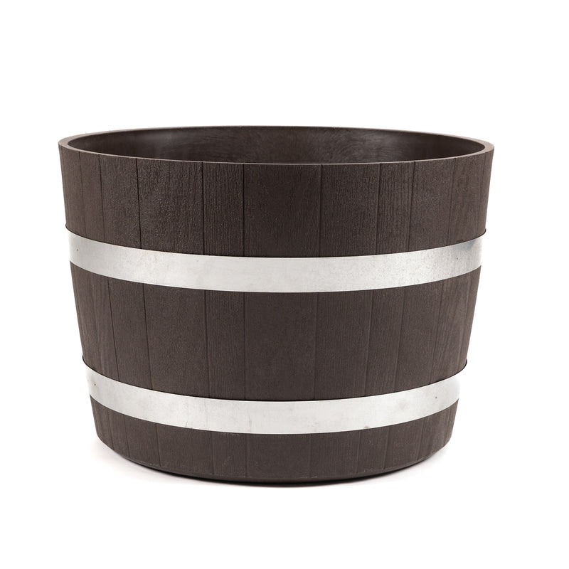 Better Barrel Planter, Walnut Color