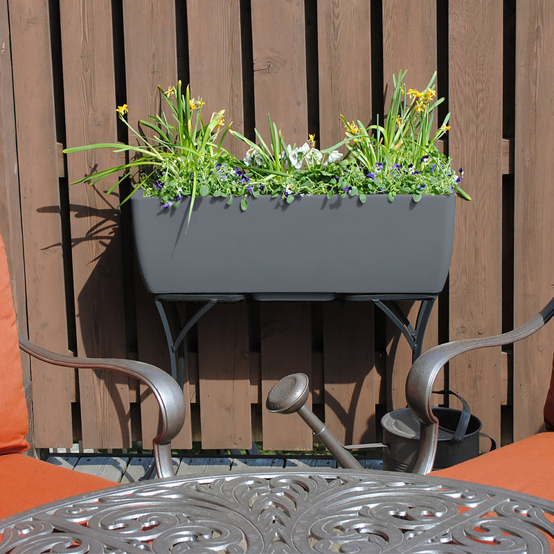 Rectangular Planter With Optional Stand