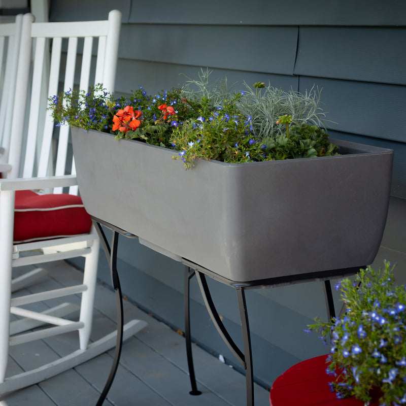 Rectangular Planter With Optional Stand