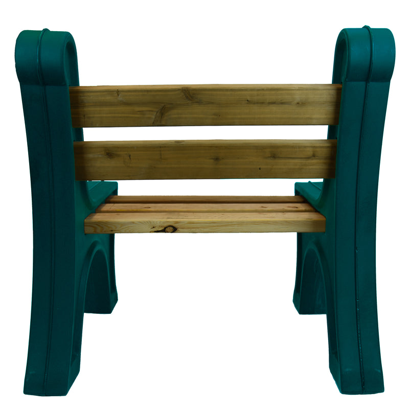 Modern Bench Ends With Backrest