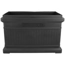 Graphite ParcelWirx horizontal standard from the front with the lid off, white background