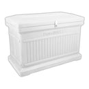 Slate grey ParcelWirx horizontal premium dropbox from an angle on a white background