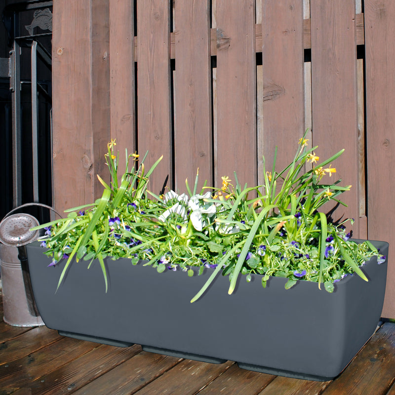 Rectangular Planter With Optional Stand